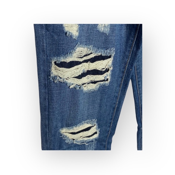 new LF Carmar Jeans ⍟ Denim on Denim Patchwork Boyfriend Baggy Jean Jeans ⍟ 23 ⍟ - Picture 8 of 17